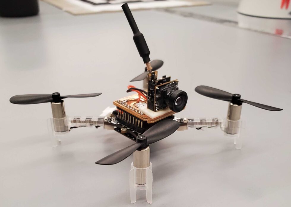 Crazyflie drone used in course assignments
